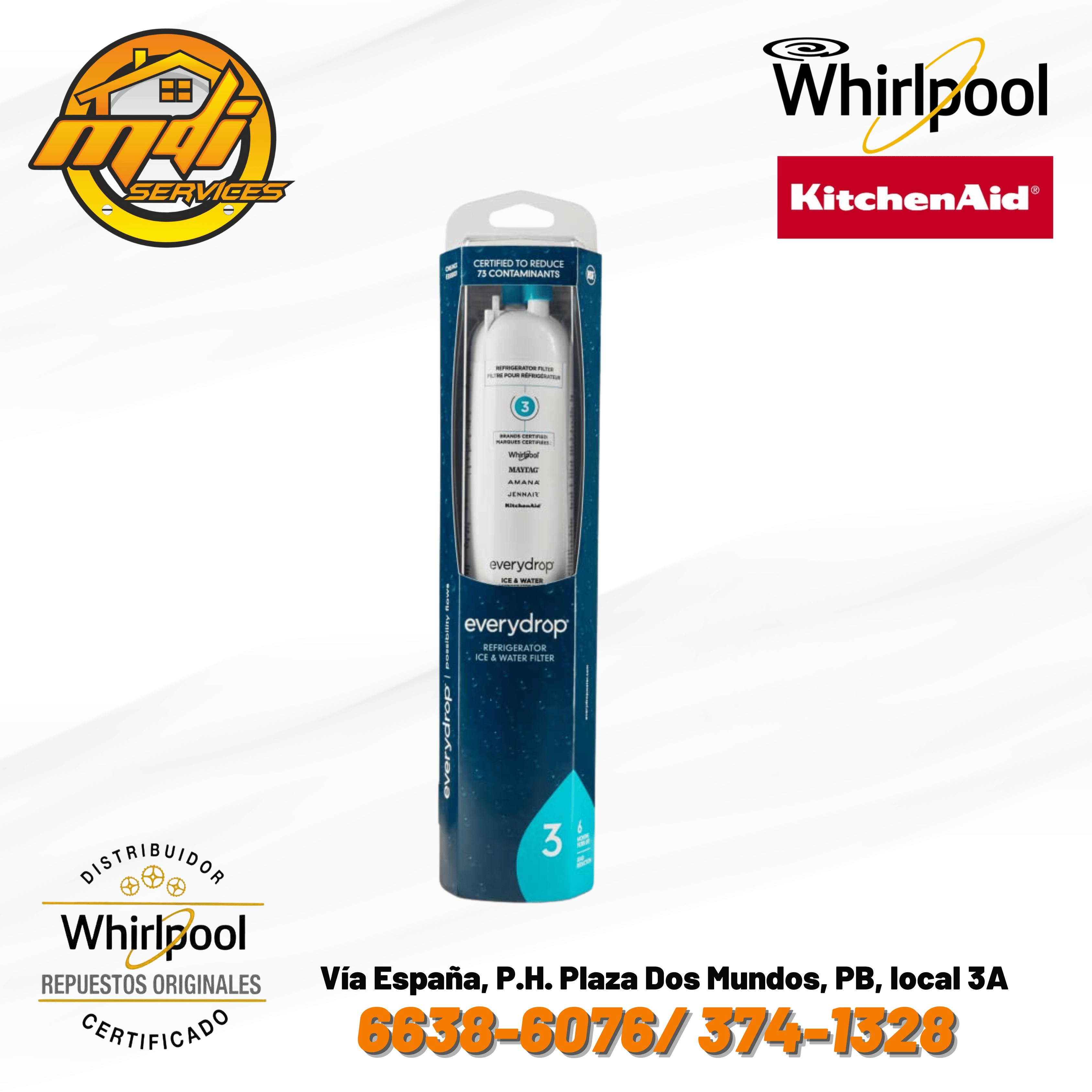 FILTRO NEVERA WHIRLPOOL ORIGINAL 4396841